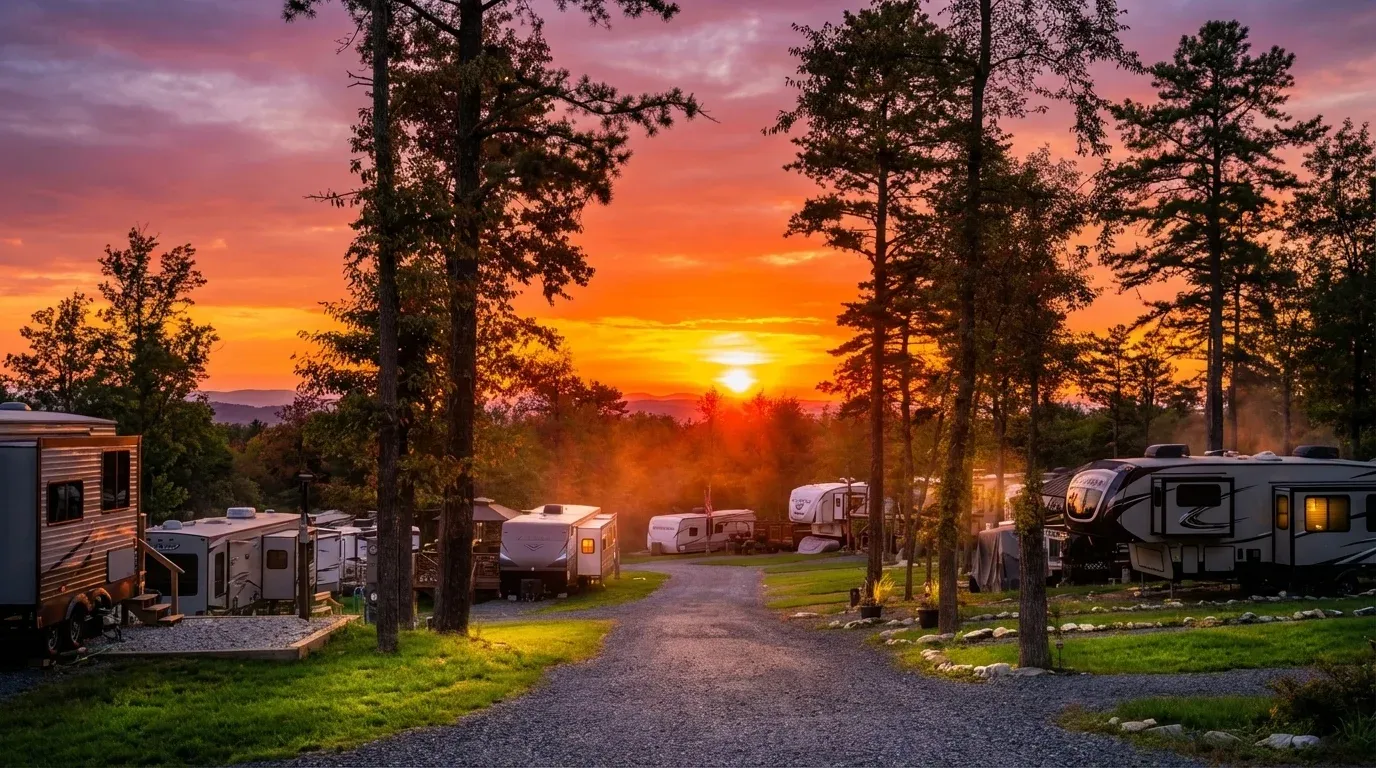 Pine Ridge Campground - Mountain camping in the Michaux State Forest